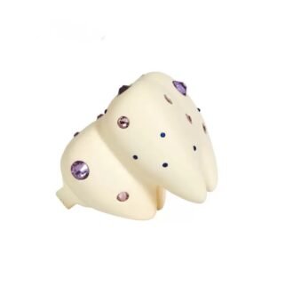 Y2K Sweet - Cool Polka - Dot Rhinestone Irregular Ring