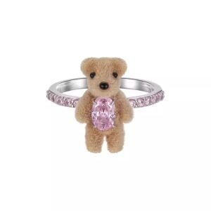 Millennium Teddy Pink Ring