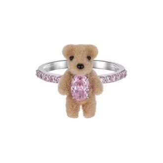 Millennium Teddy Pink Ring