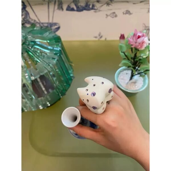 Y2K Sweet - Cool Polka - Dot Rhinestone Irregular Ring