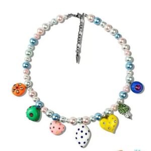 Y2K Candy - Colored Beaded Cute Necklace